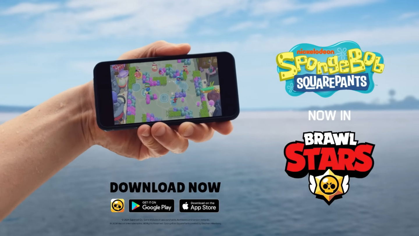 Brawl Stars y Bob Esponja - Captura