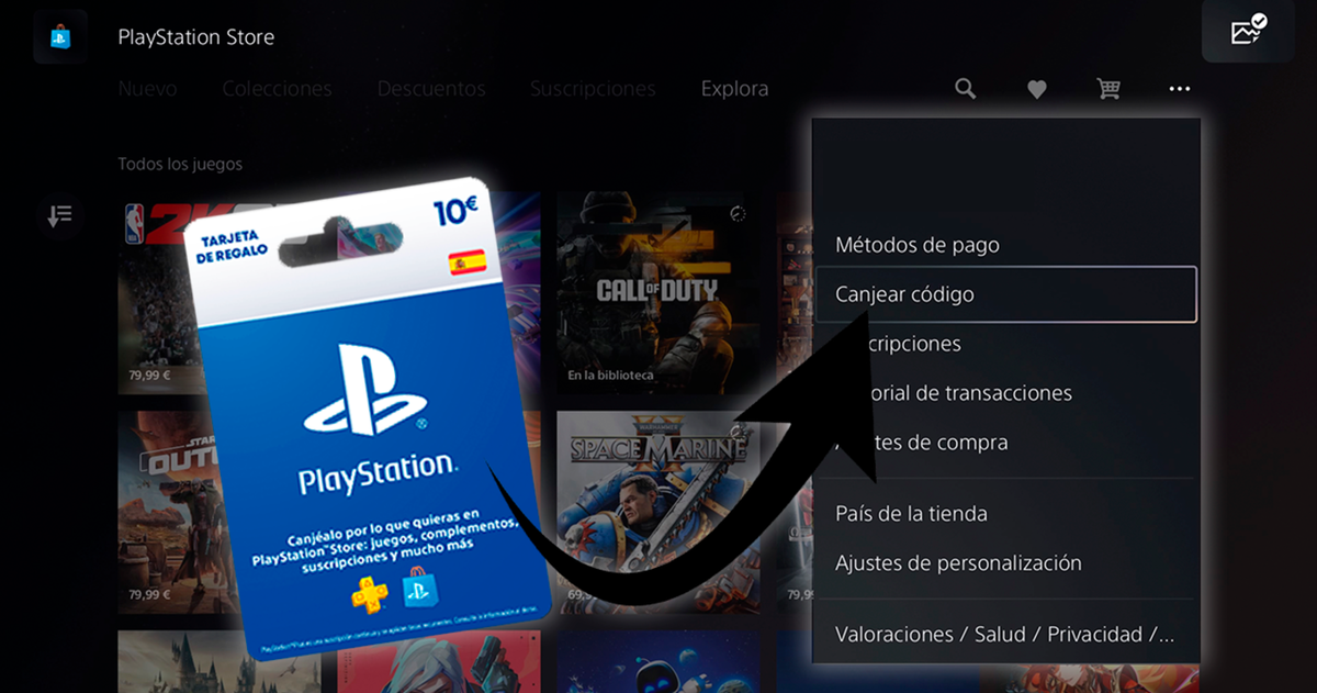 Cómo canjear un código de PlayStation 5 paso a paso