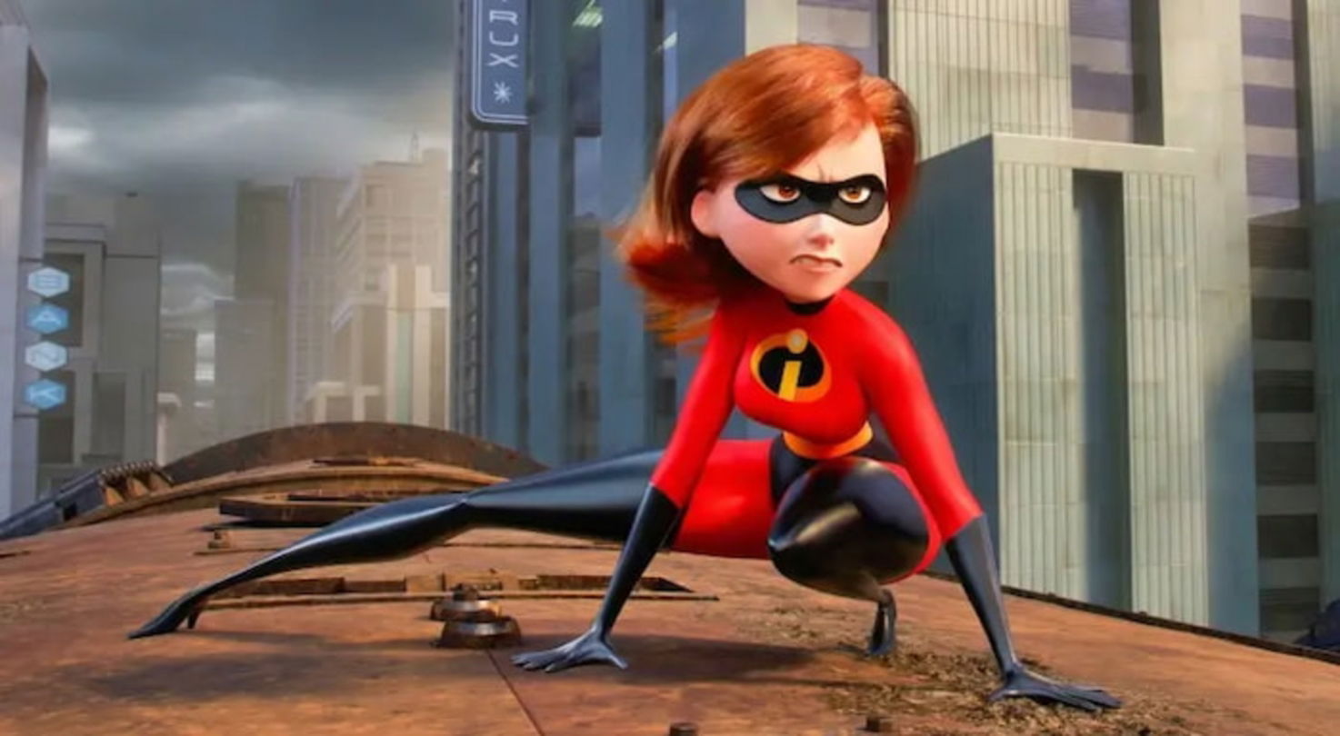 Elastigirl es una gran heroína y que no se queda nunca atrás