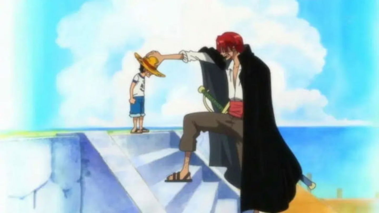 En un principio, Luffy no era más que un niño inspirado por su admiración hacia Shanks