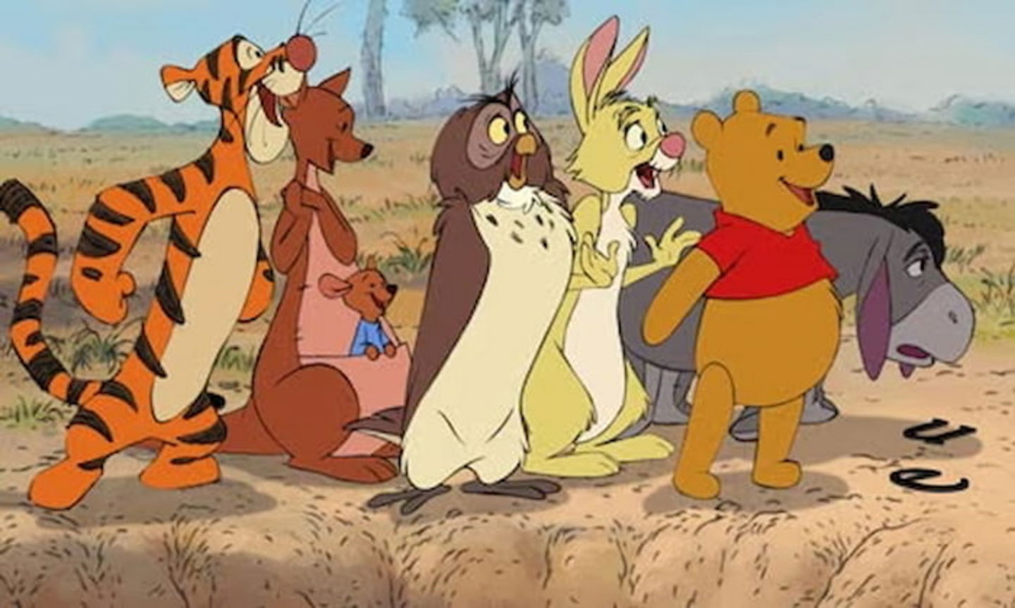 Estas son las mágicas aventuras de Winnie the Pooh y sus amigos