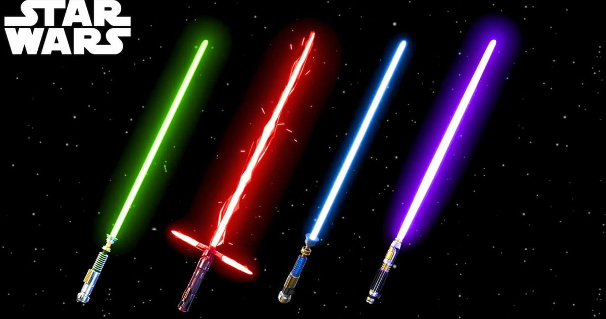 Qué significan los colores de los sables de luz en Star Wars