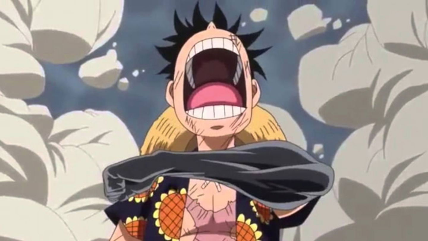 La primera vez que Luffy se transforma en el G4 es espectacular