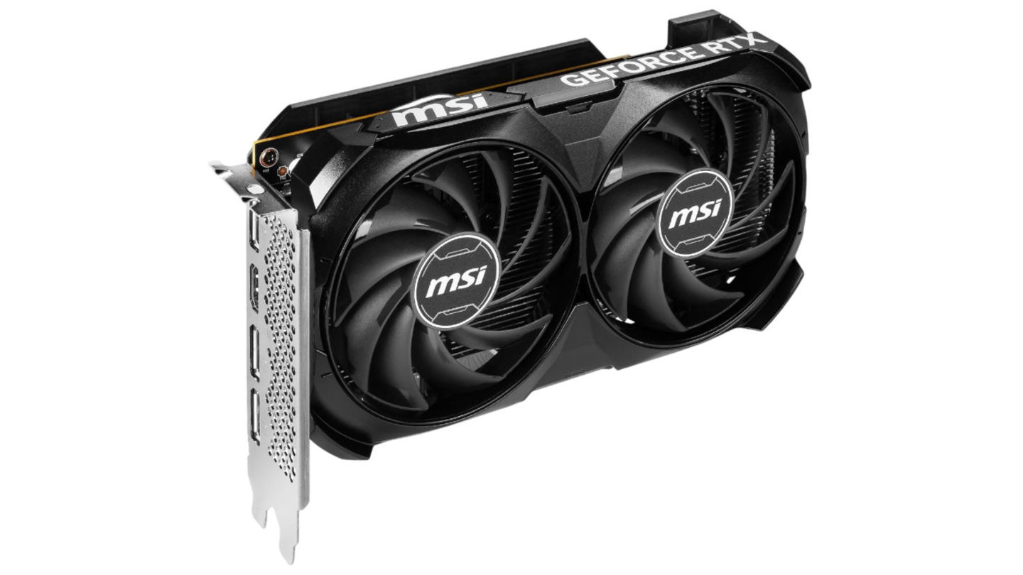 MSI GeForce RTX 4060 VENTUS 2X BLACK - Aspas ventiladores