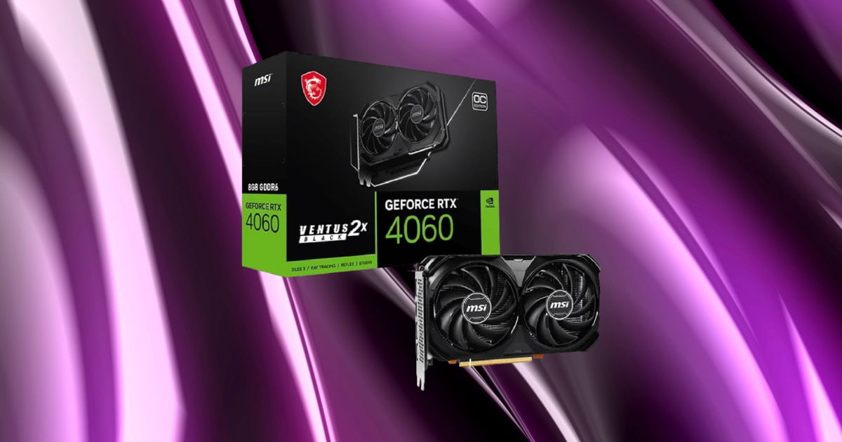 Llévate una MSI GeForce RTX 4060 por menos de 300 euros para disfrutar de todos los juegos actuales