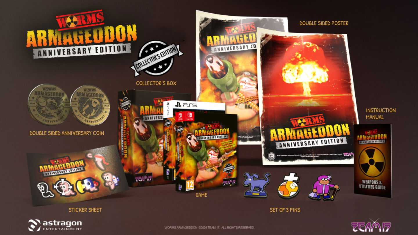 Worms Armageddon Anniversary Collector's Edition - Contenido