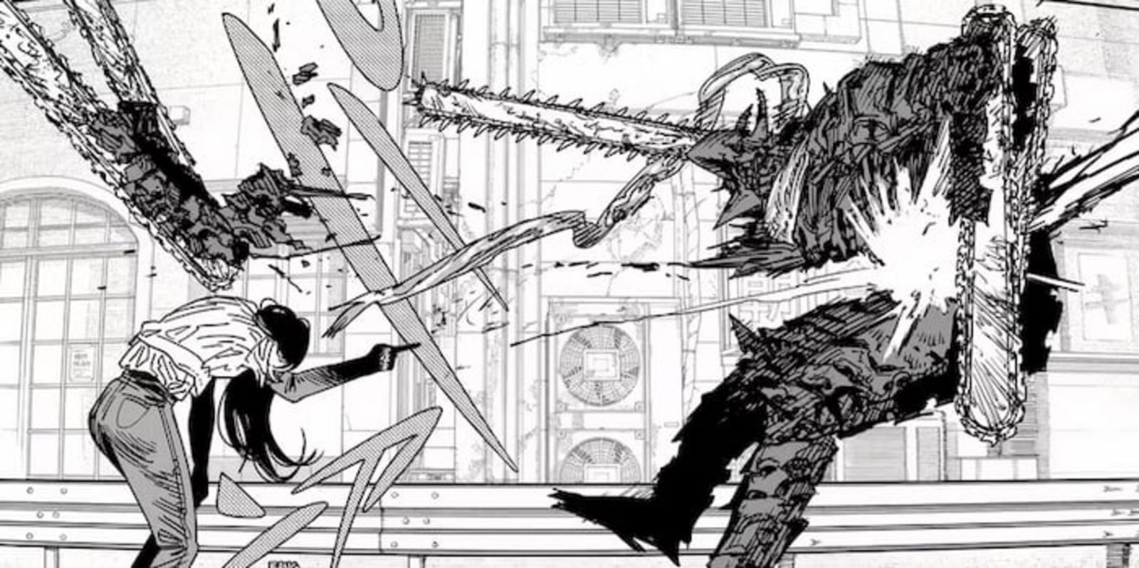 Yoru ha golpeado fuertemente a Chainsaw Man, haciendo que expulse a los demonios