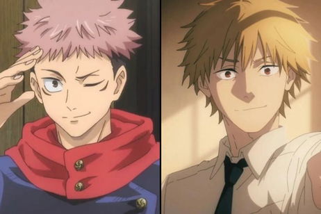 Jujutsu Kaisen y Chainsaw Man se unen en esta divertida ilustración de Yuji Itadori y Denji Jujutsu Kaisen y Chainsaw Man se unen en esta divertida ilustración de Yuji Itadori y Denji