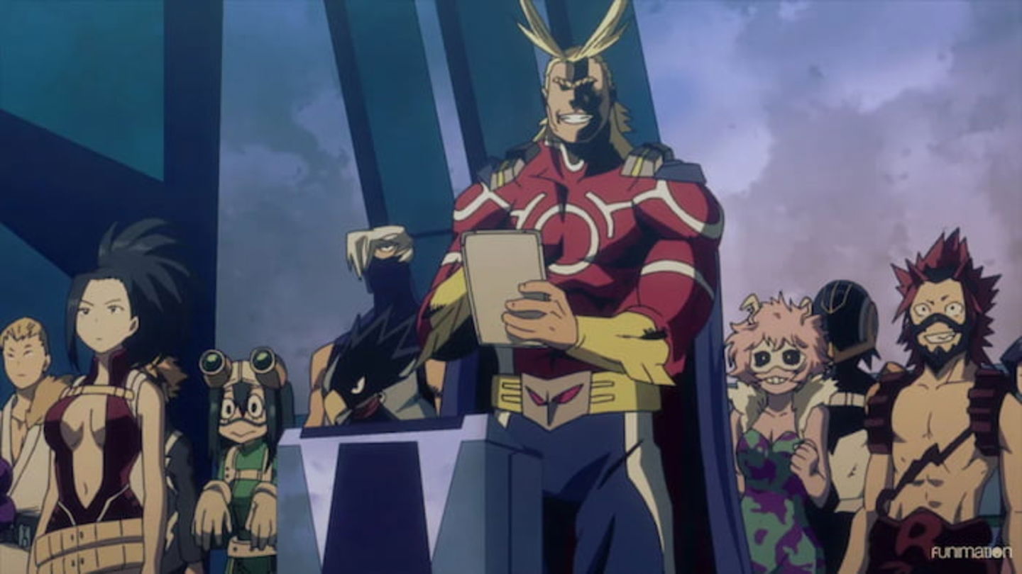 All Might ha inspirado a todos sus estudiantes y él cree en ellos