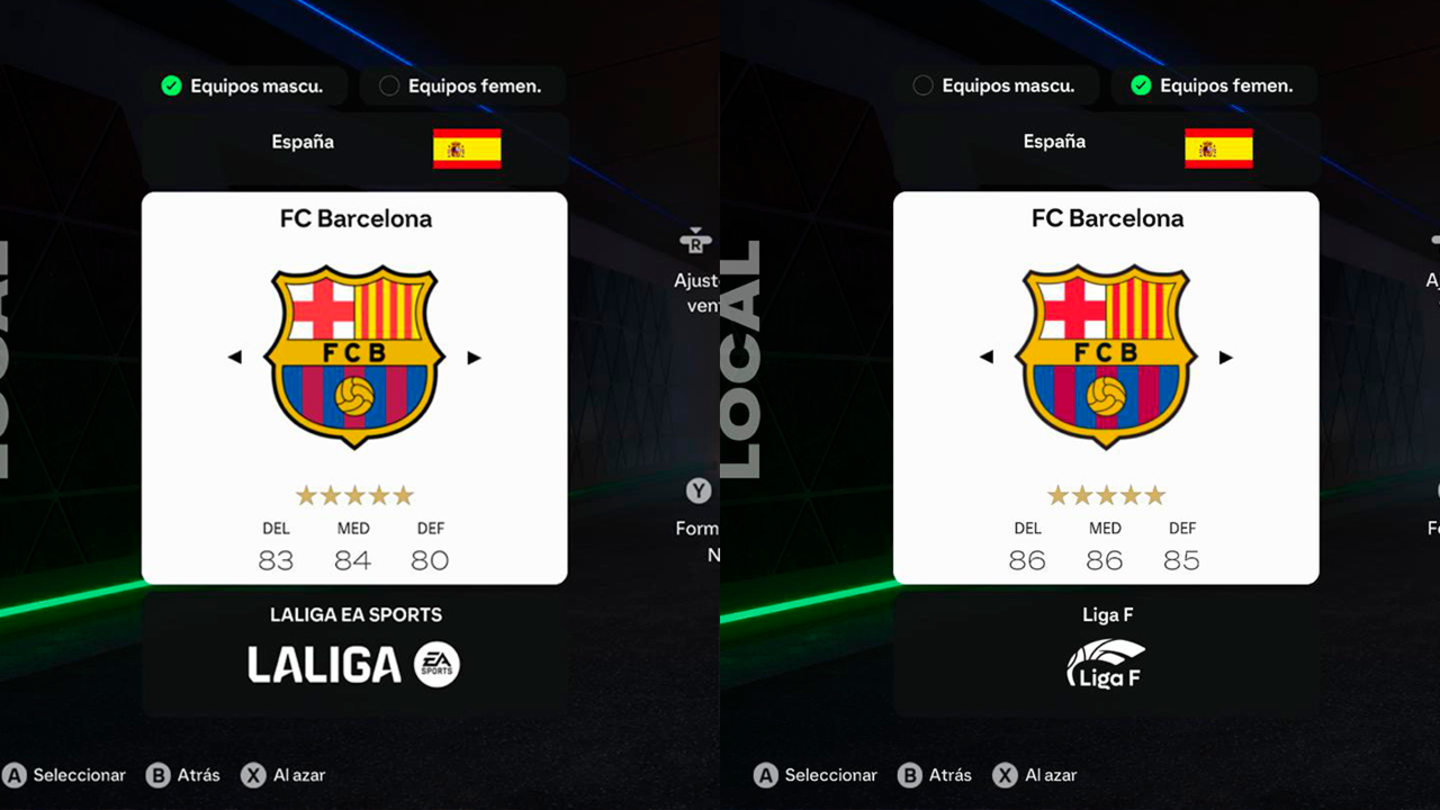 EA Sports FC 25 corona al FC Barcelona como el mejor club del mundo