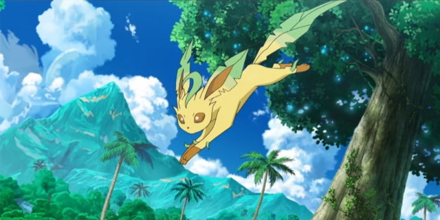 El Pokémon Leafeon recibe un rediseño basado en el sakura