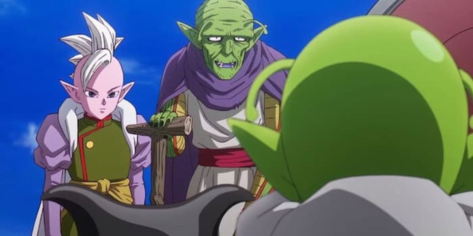 Dende fue secuestrado por los villanos y llevado al reino demoníaco