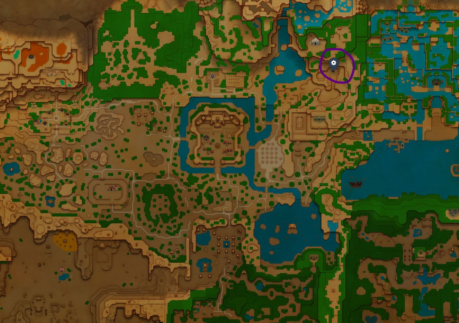 Encontraremos el Taller de Dampé al noreste de Hyrule
