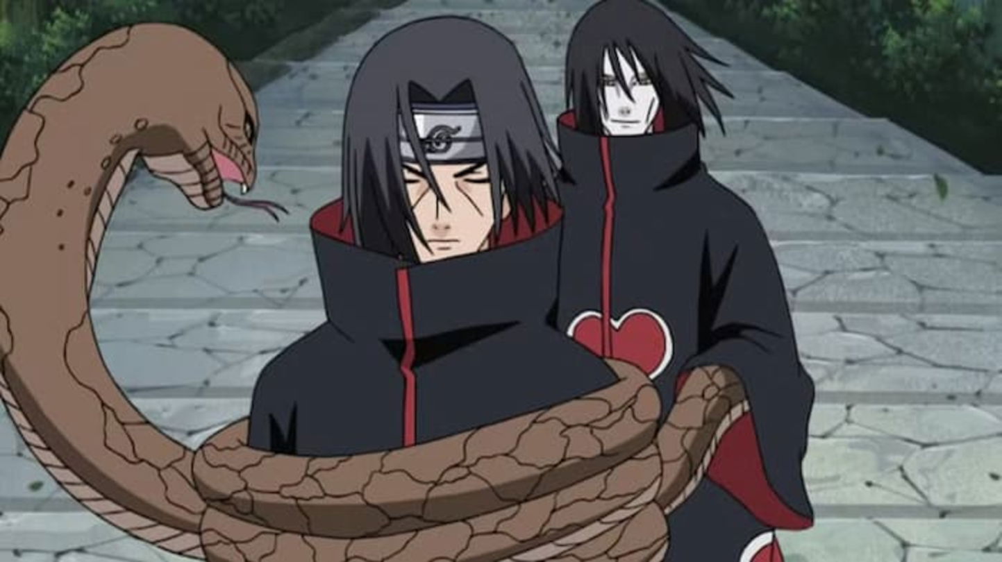 Itachi se enfrentó a Orochimaru y lo venció rápidamente