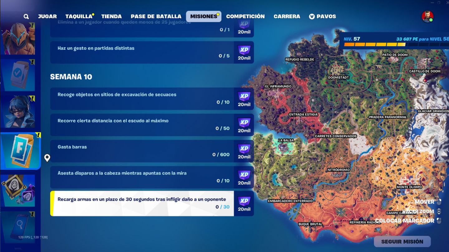 Las misiones de la semana 10 ya están disponibles en Fortnite C5T4