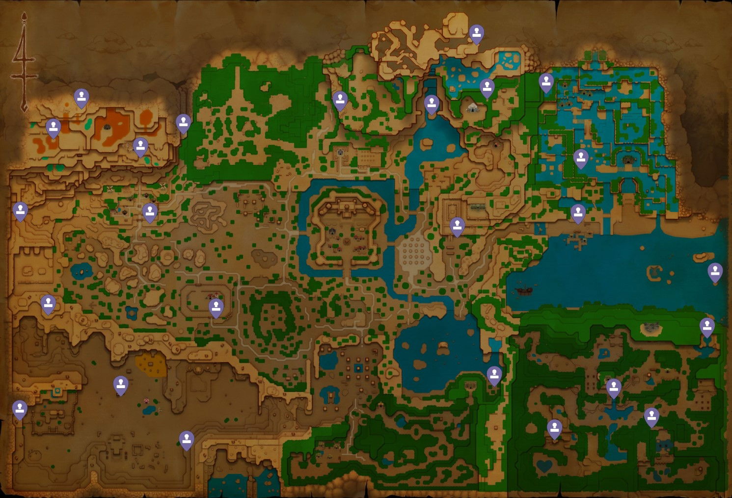 Localización de todos los sellos en Hyrule