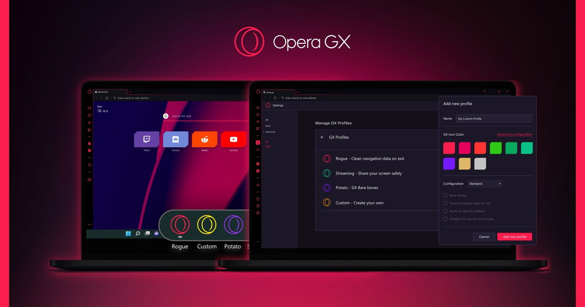 Opera Browser Days: el navegador para gamers Opera GX dará un enorme salto de calidad muy pronto