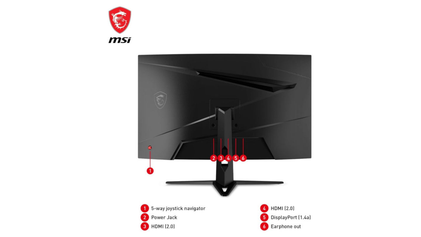 MSI G273CQ - Puertos