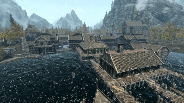 Un jugador de Skyrim crea una de las ciudades del título en un genial juego indie
