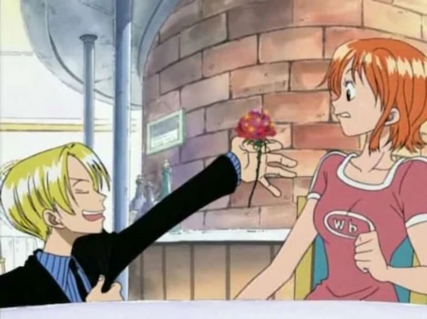 Sanji sintió amor a primera vista en el Baratie