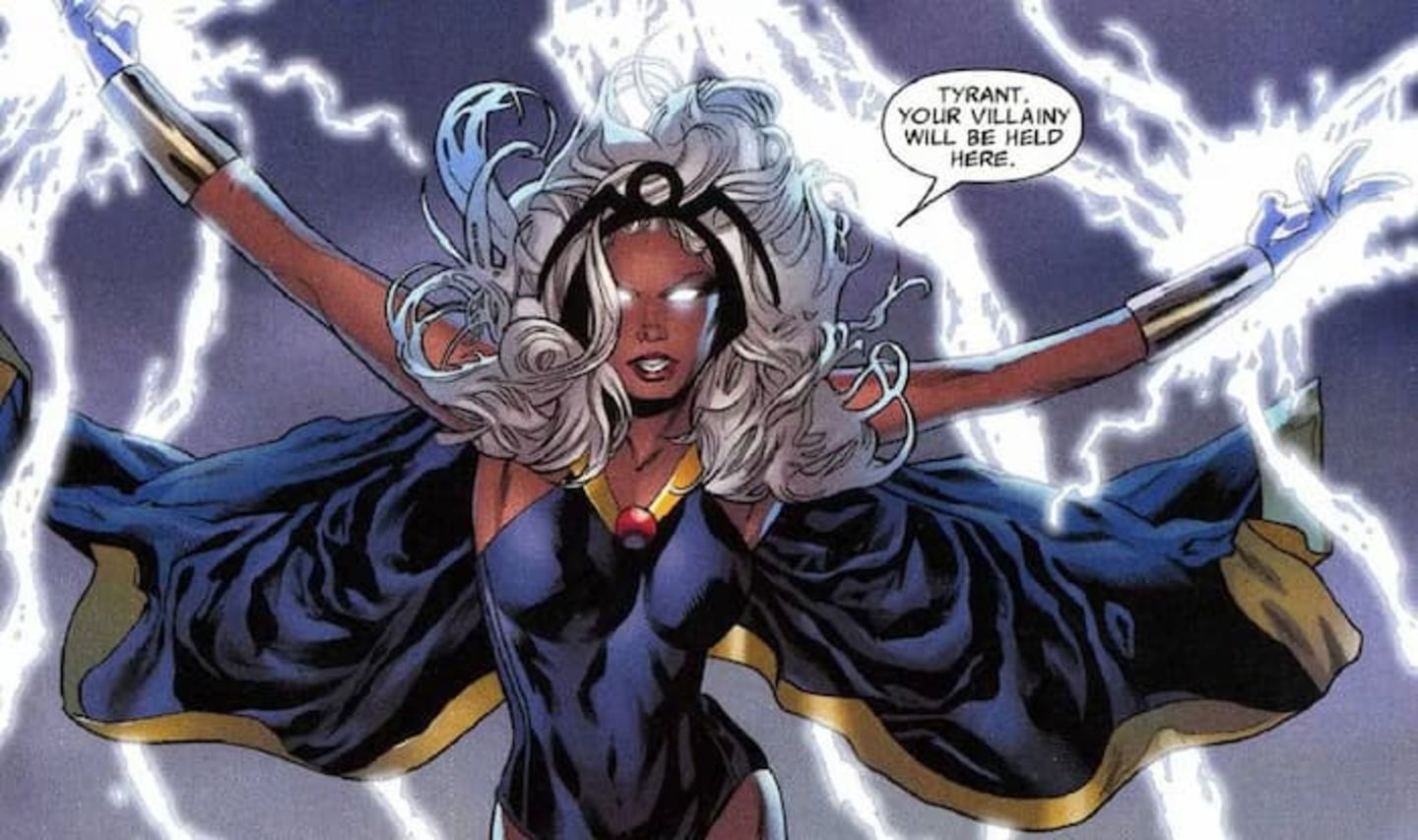 Storm es una mutante nivel Omega y que puede manipular el clima