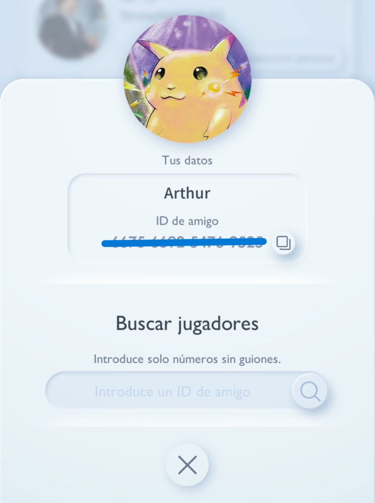 Todo el mundo cuenta con un ID de amigo