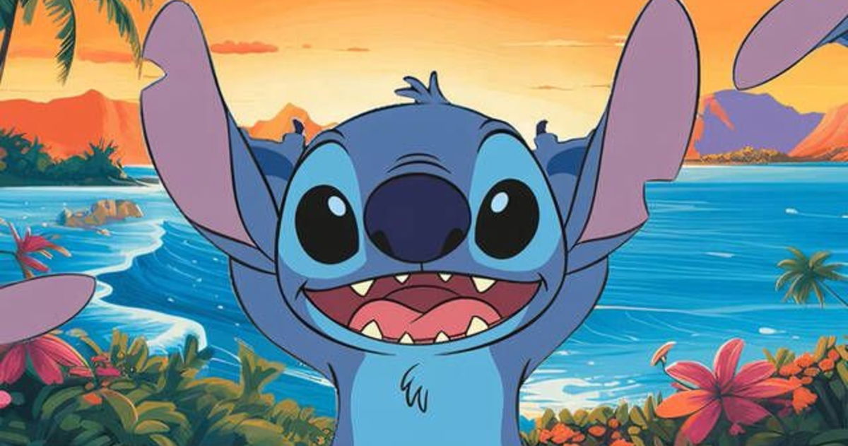 Stitch se muestra en la primera imagen de su película live-action