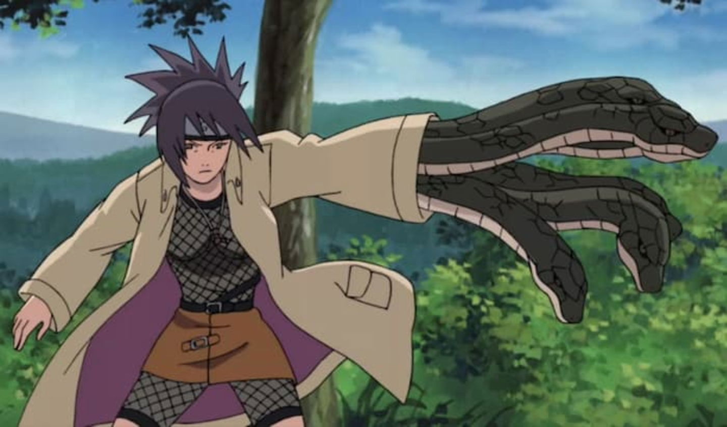 Anko fue discípula de Orochimaru y desarrolló un jutsu parecido