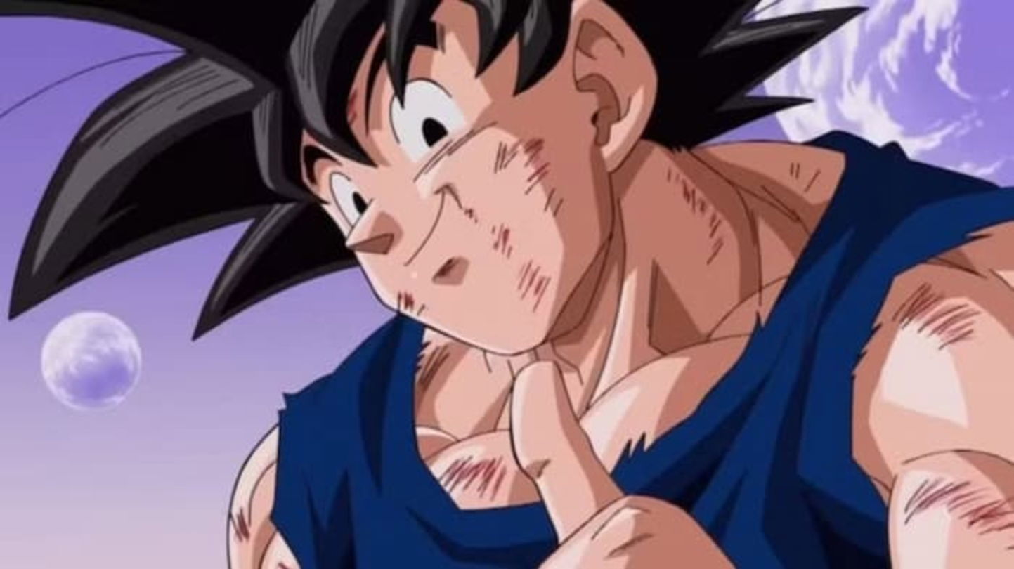 Aunque Goku se codee con los mismos dioses, él siempre se mantiene humilde