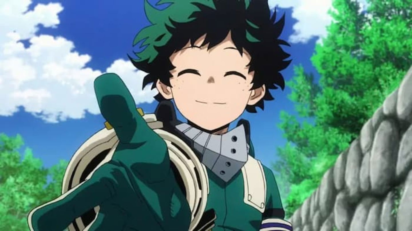 Deku se convirtió en un gran héroe, de la talla de All Might