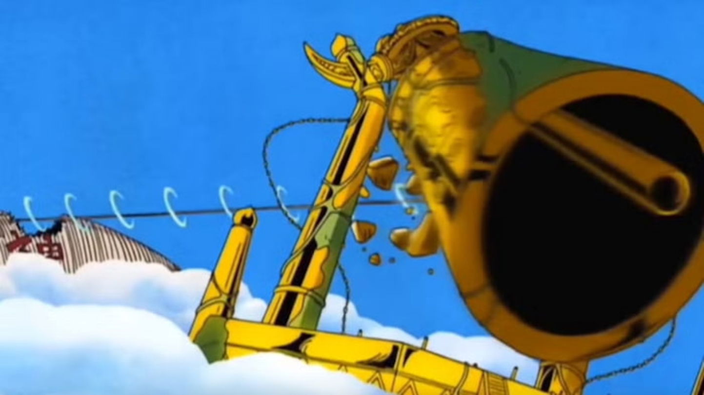 Este episodio finaliza la batalla entre Enel y Luffy