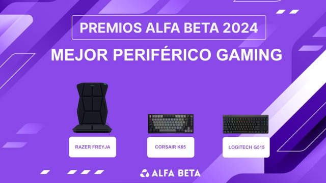 Premios Alfa Beta 2024: estos son los finalistas a mejor periférico para gaming