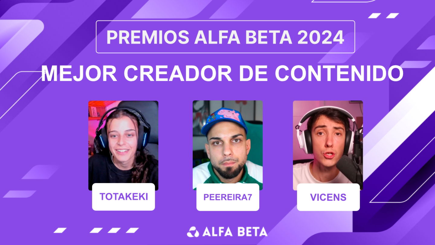 Premios Alfa Beta 2024: finalistas a mejor creador de contenido