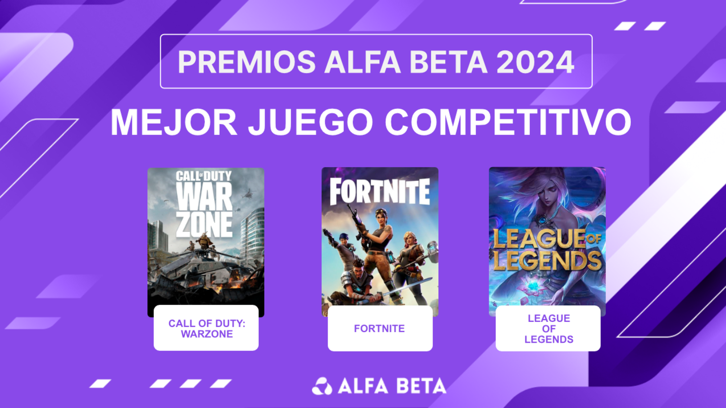 Premios Alfa Beta 2024: finalistas a mejor juego competitivo