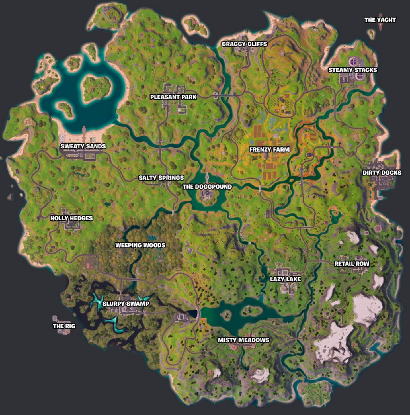 Mapa de Fortnite Capítulo 2 Remix