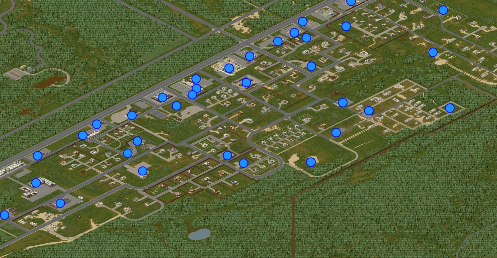 Mapa completo de Project Zomboid