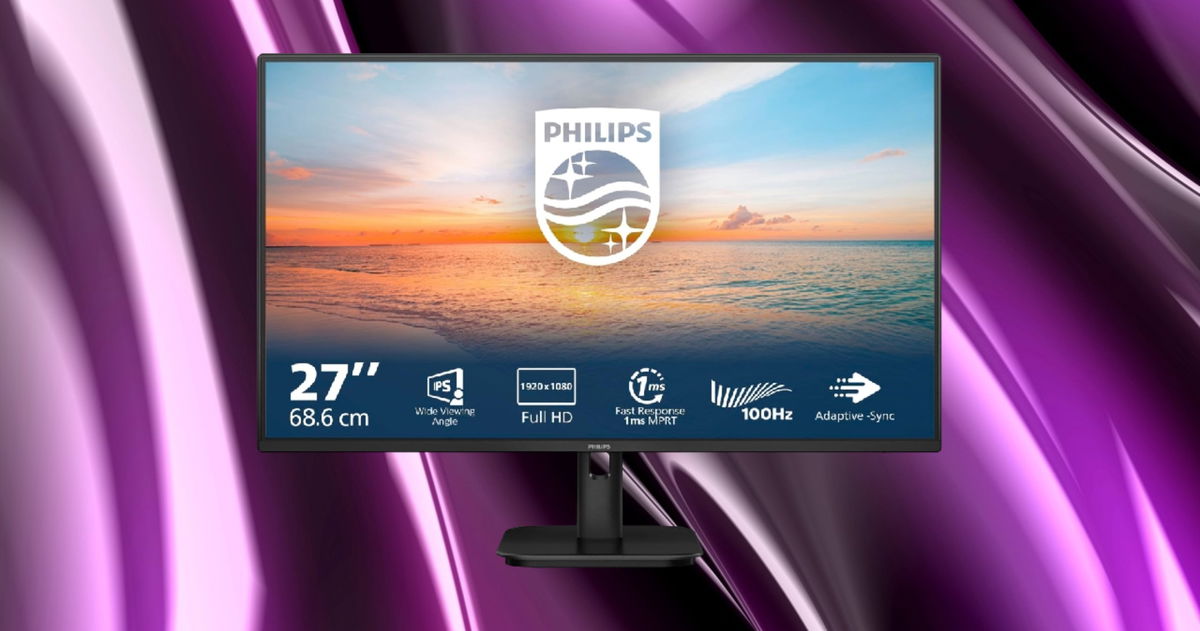 Este monitor Philips de 27 pulgadas es de los más valorados en Amazon y puede ser tuyo por menos de 95 euros