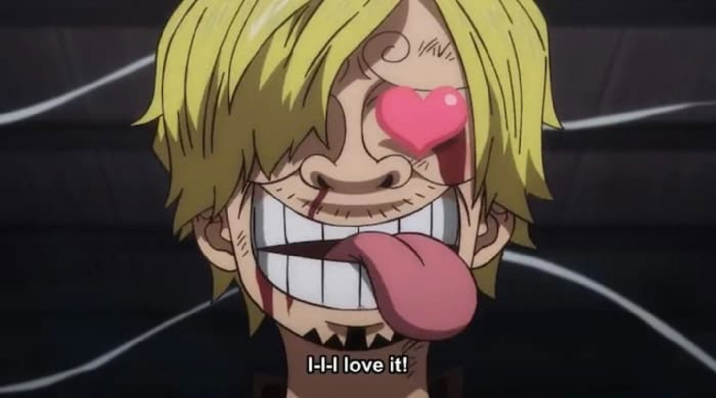 Sanji suele ser usado como un alivio cómico por su obsesión por las mujeres