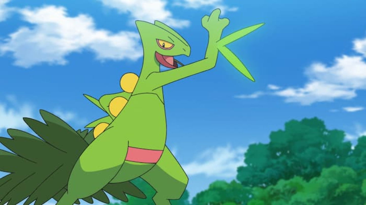 Treecko evolucionó en Sceptile y se convirtió en un compañero fiel durante los torneos