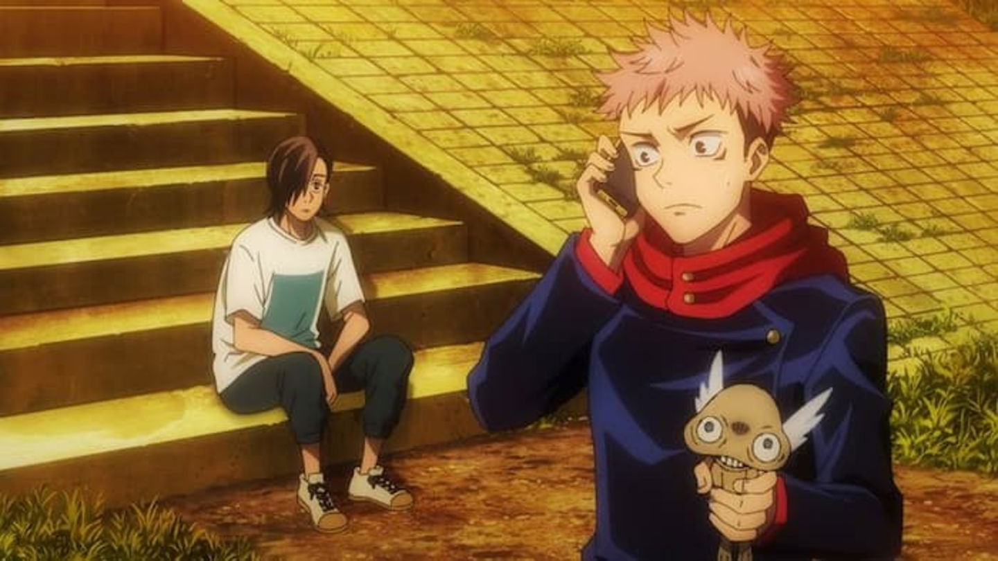 Yuji protegió a Junpei, quien era un chico que estaba siendo acosado