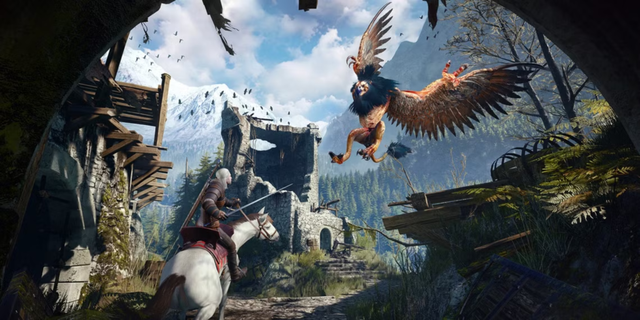 Derrotan al grifo de The Witcher 3 de la forma más inesperada