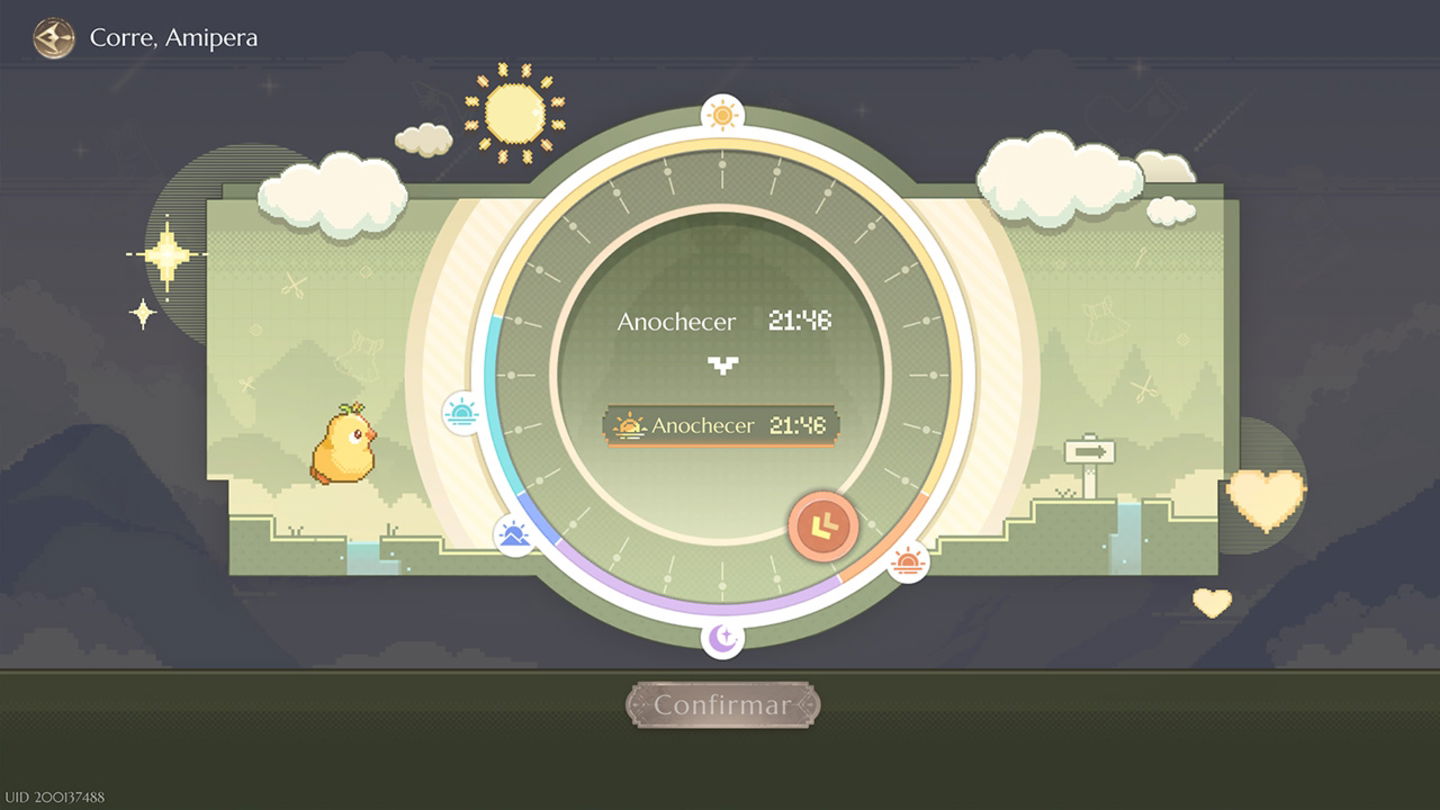 Es posible cambiar la hora del día en Infinity Nikki