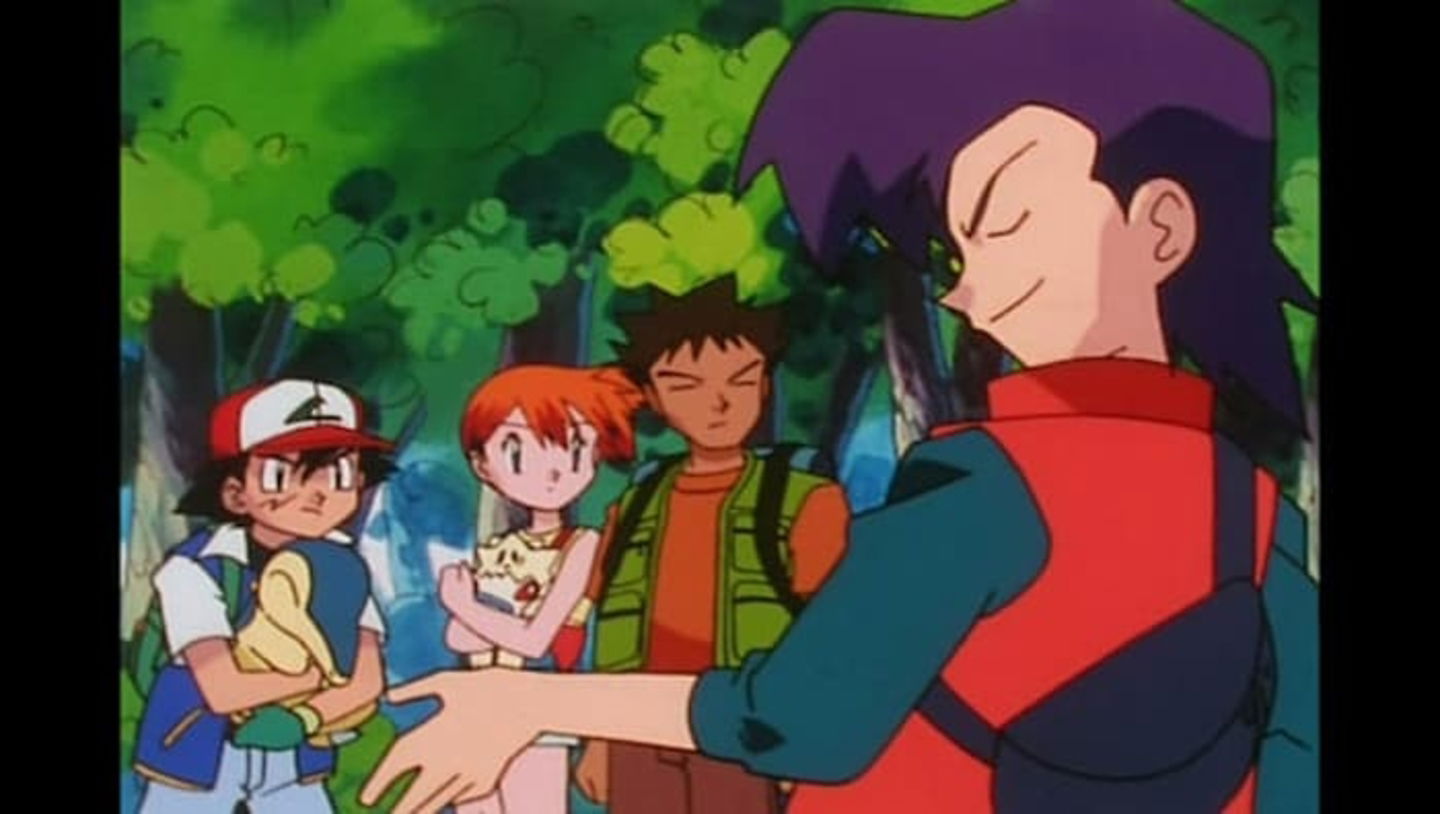 Este episodio es el momento en el que Ash captura a su Cyndaquil