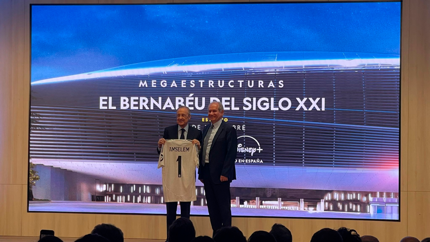 Disney+ presenta el documental sobre cómo se construyó el nuevo Bernabéu con Florentino Pérez como anfitrión