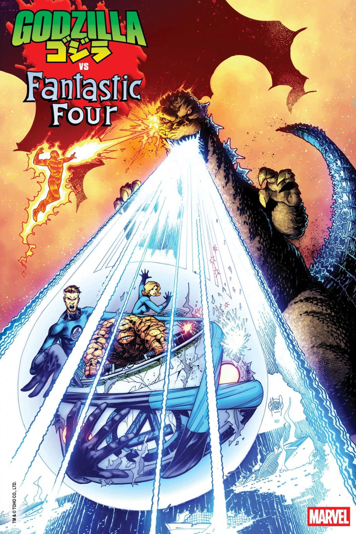 Godzilla Vengadores Marvel Comics