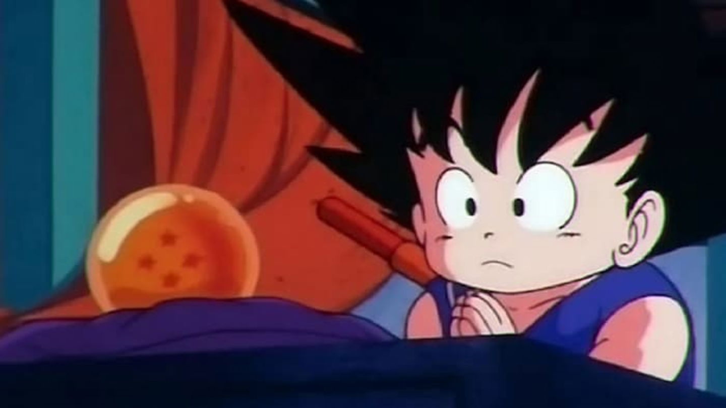 Goku siempre ha pensado que el espíritu de su abuelo vive en la Bola de Dragón de 4 Estrellas