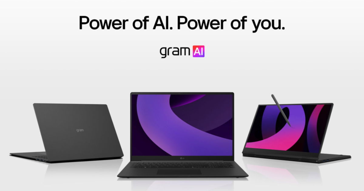 LG anuncia los nuevos portátiles LG gram con IA local y en la nube