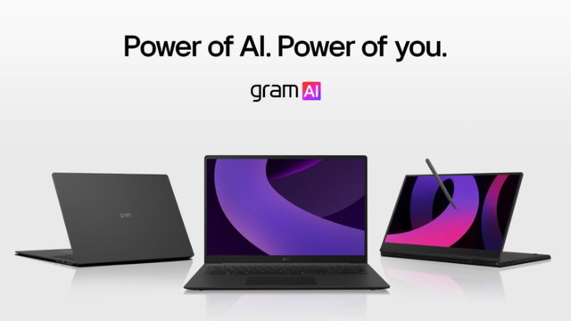 LG anuncia los nuevos portátiles LG gram con IA local y en la nube