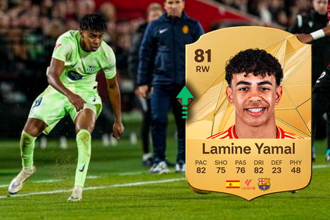 Lamine Yamal demuestra que es un fanático de EA Sports FC 25 y ya pide esta mejora en su carta