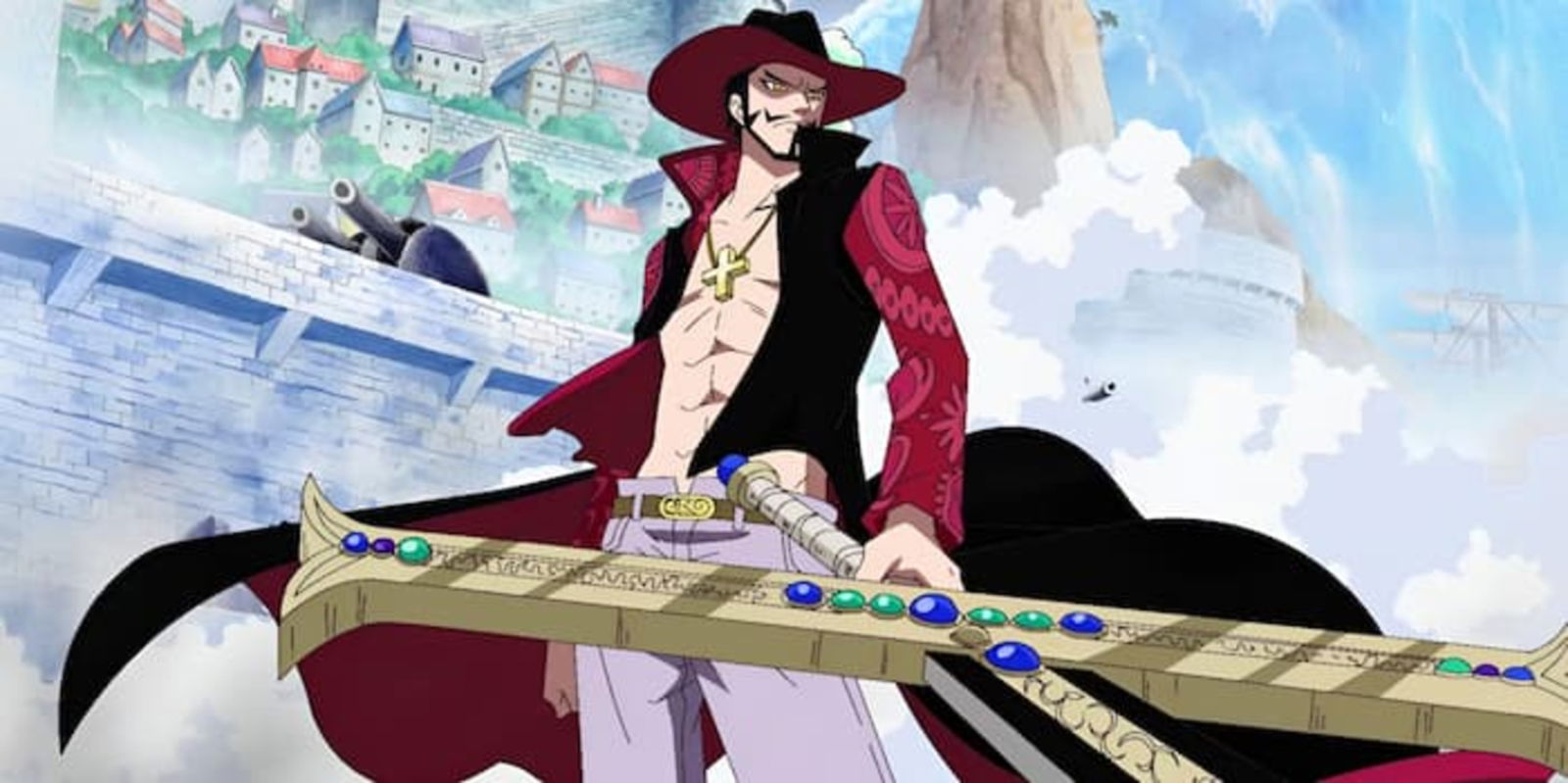 Mihawk es el personaje con mejor dieño en One Piece